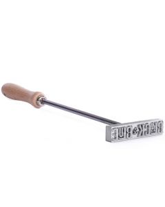 Brenneisen | Posta Pyro | Stahl | 90x20 mm