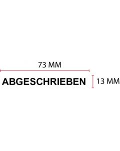 Stempelplatte für Colop Printer 25 | 73x13mm