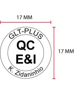 Stempelplatte für Colop Printer R17 | Ø17mm