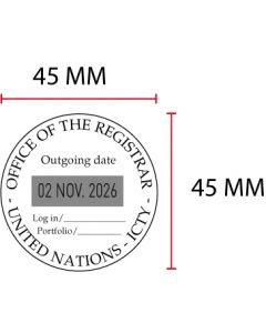 Stamp Plate | Colop Printer R45 D, Date Stamp