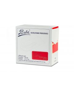 Seal Wafers | Red | 50x25 mm