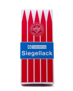 Gutenberg Crest Wax | Red | 10 Rods