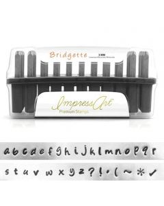 ImpressArt Premium | Bridgette, Letter Stamps, Lower Case | 3 mm