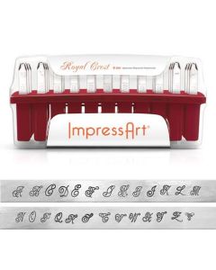 Letter Stamps | ImpressArt - Royal Crest | Luxury |  Upper Case