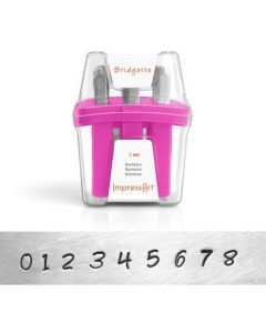 Number Stamps | ImpressArt - Bridgette | Luxury | 3 mm