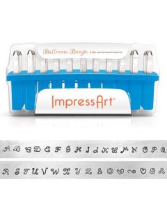Letter Stamps | ImpressArt - Ballroom Boogie | Luxury |  Upper Case