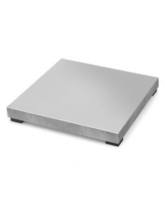 Steel Block w/ Rubber Feet | 100x100x10 mm | Steel