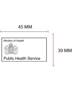 Beispiel Stempelplatte für Colop Classic 2300 | 45x30mm