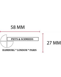 Beispiel Stempelplatte für Colop Classic 2400 | 58x27mm