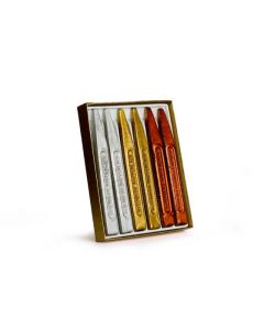 Gutenberg Crest Wax | Metallic Colours | 6 Rods