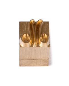 Posta Typo Bars | Brass | 36 points