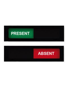 Sliding Sign | 120 x 30 mm | Black