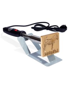 Brennstempel mit Gravur | Posta Perma | 80x80mm