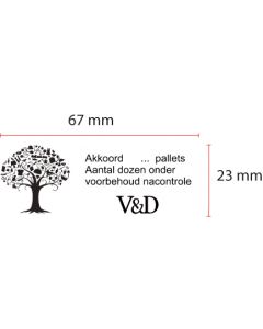 Stamp Plate Trodat Professional 5205