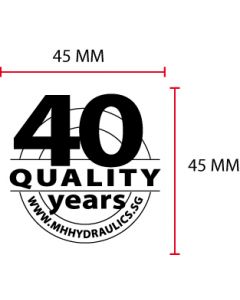Beispiel Stempelplatte für Colop Printer R45 | Ø45mm