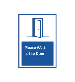 Sign | Please Wait at the Door | A4 or A3