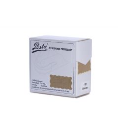 Seal Wafers | Light Brown | Cardboard Effect | 50x26 mm 