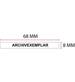 Beispiel Stempelplatte für Colop Printer 15 | 68x8mm