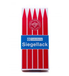 Gutenberg Crest Wax | Red | 10 Rods