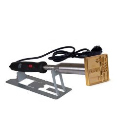 Brennstempel mit Gravur | Posta Perma | 70x70mm