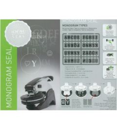 Trodat Ideal | Pocket Seal | Monogram | Ø40mm | Black