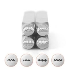 Impact Stamp Set | Border 3 | 6 mm | 4 pieces 