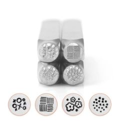 Impact Stamp Set | Texture 1 | 6 mm | 4 pieces