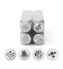 Impact Stamp Set | Texture 3 | 6 mm | 4 pieces