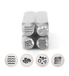 Impact Stamp Set | Texture 4 | 6 mm | 4 pieces
