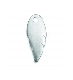 Tin Pendants | Feather | 31x13 mm | ImpressArt