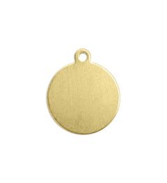 Brass Pendants | Circle | 14 mm | ImpressArt 