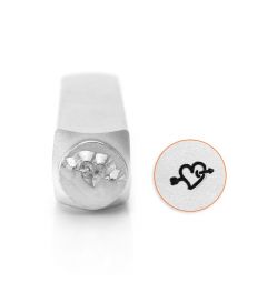 Impact Stamp | Heart with Arrow | 6 mm 