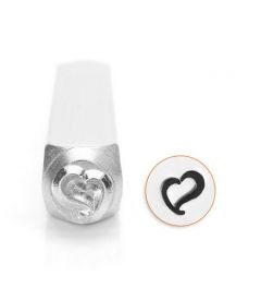Impact Stamp | Swirly Heart | 6 mm