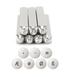 Impact Stamp Set | Symbols  | 6 mm | 7 pieces