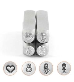 Schlagstempelset | Impressart | Heiraten | 6mm