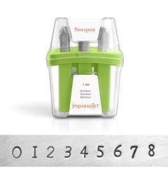 Number Stamps | ImpressArt - Newsprint  | Luxury | 3 mm 