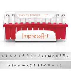 Letter Stamps | ImpressArt - Scarletts | Luxury |  Lower Case