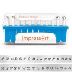 Letter Stamps | ImpressArt - Ballroom Boogie | Luxury |  Upper Case