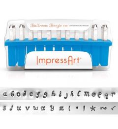 Letter Stamps | ImpressArt - Ballroom Boogie | Luxury |  Lower Case