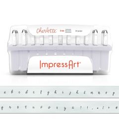 Letter Stamps | ImpressArt - Charlotte | Luxury | Lower Case | 3 mm