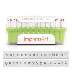 Letter Stamps | ImpressArt - Arcadia | Luxury | Upper Case | 3 mm