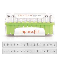 Letter Stamps | ImpressArt - Arcadia | Luxury | Lower Case | 3 mm