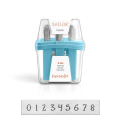 Number Stamps | ImpressArt - Sailor | Luxury | 4 mm