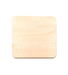 Wooden coasters 9x9cm | 10 pieces