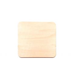 Wooden coasters 4x4cm | 50 pieces