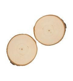 Wooden Discs | Ø7cm  | 2 Pieces