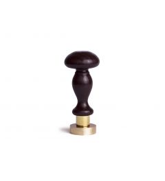 Wax Stamp | Initials | Ø25mm - Dark Brown Wooden Handle