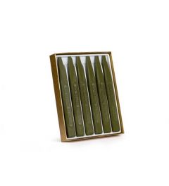 Gutenberg Crest Wax | Olive Green | 6 Rods