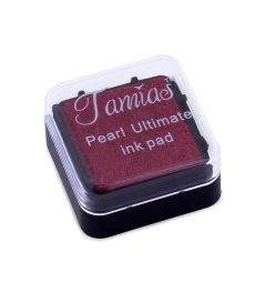 Tamias | Stamp pad | Wine red | Pigment ink | 28x28mm