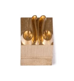 Posta Typo Bars | Brass | 24 points